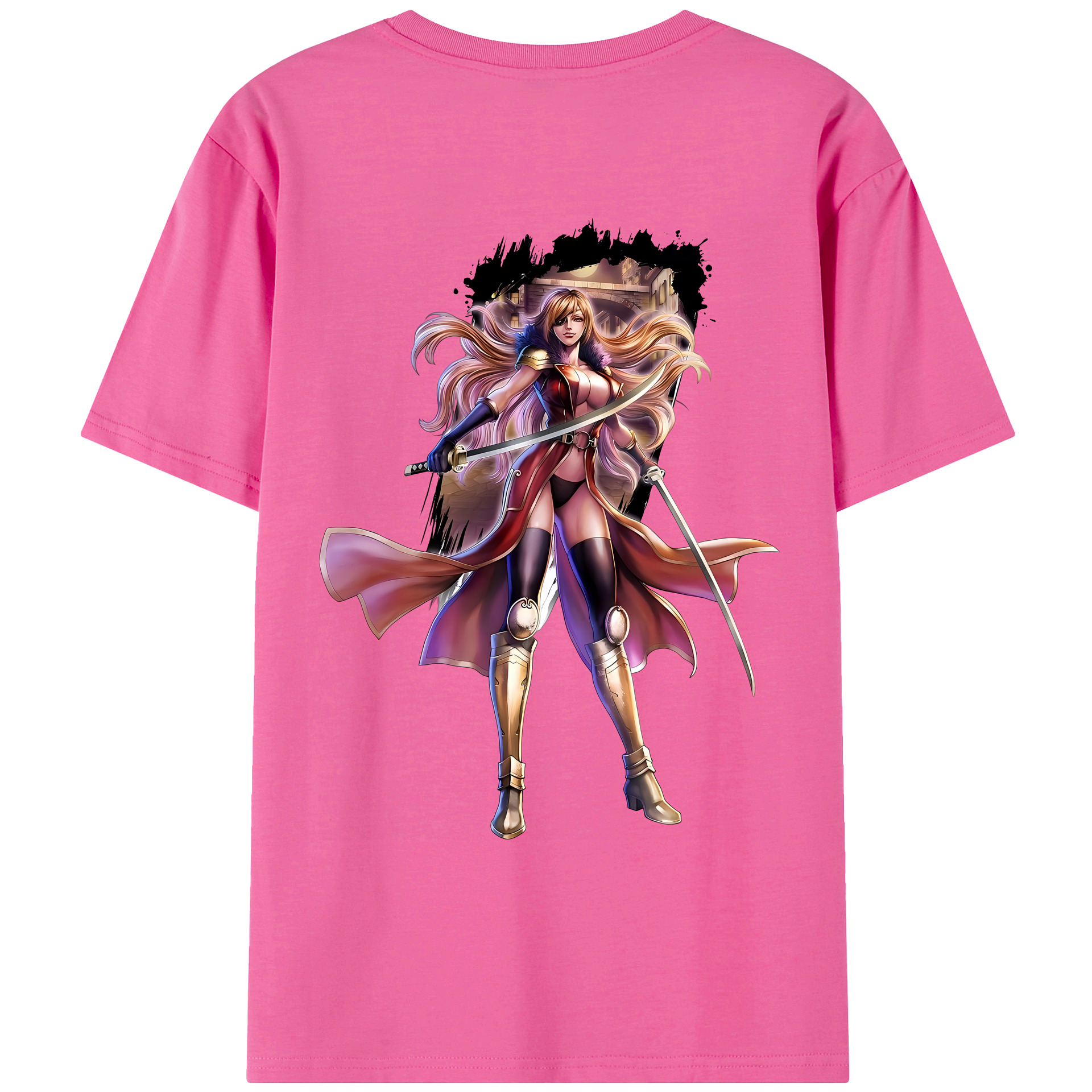 （画像用） 北斗の拳 Fist of the North Star レディース半袖Tシャツ(バックプリント)